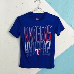 Majestic Texas Rangers Blue Shirt